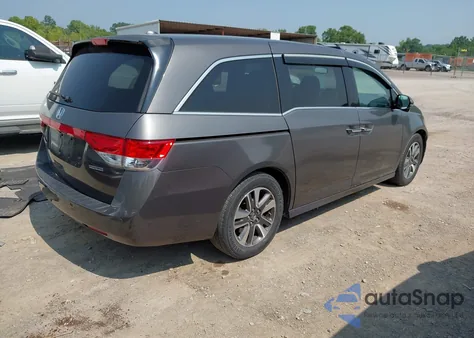 2015 Honda Odyssey Touring/Touring Elite from USA, damaged, VIN 5FNRL5H90FB065424
